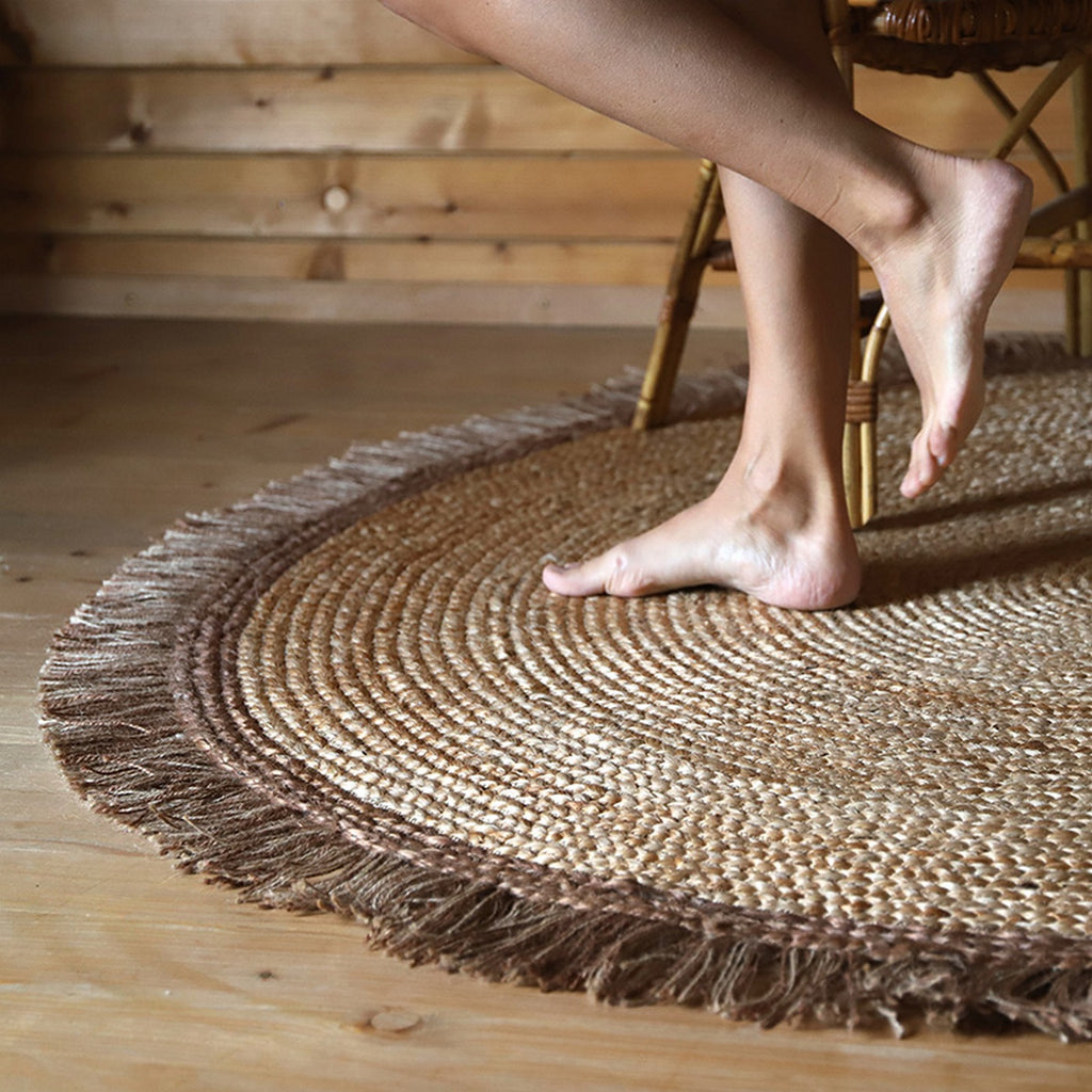 Alfombra Thar - Natural + Almendra