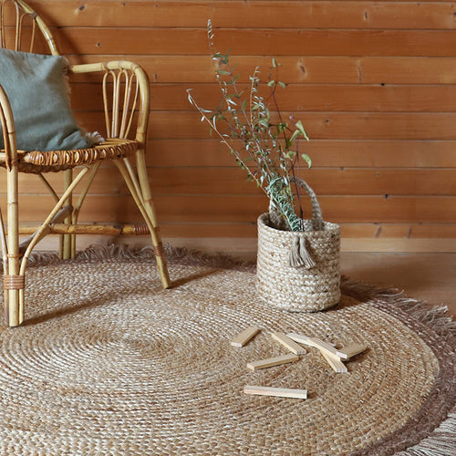 Oslo Basket - Natural Jute