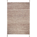 Tapis Laine Contemporain Lhena Brun Rose M