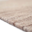 Tapis Laine Contemporain Lhena Brun Rose L