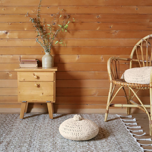 Coussin Lenka - Raw White