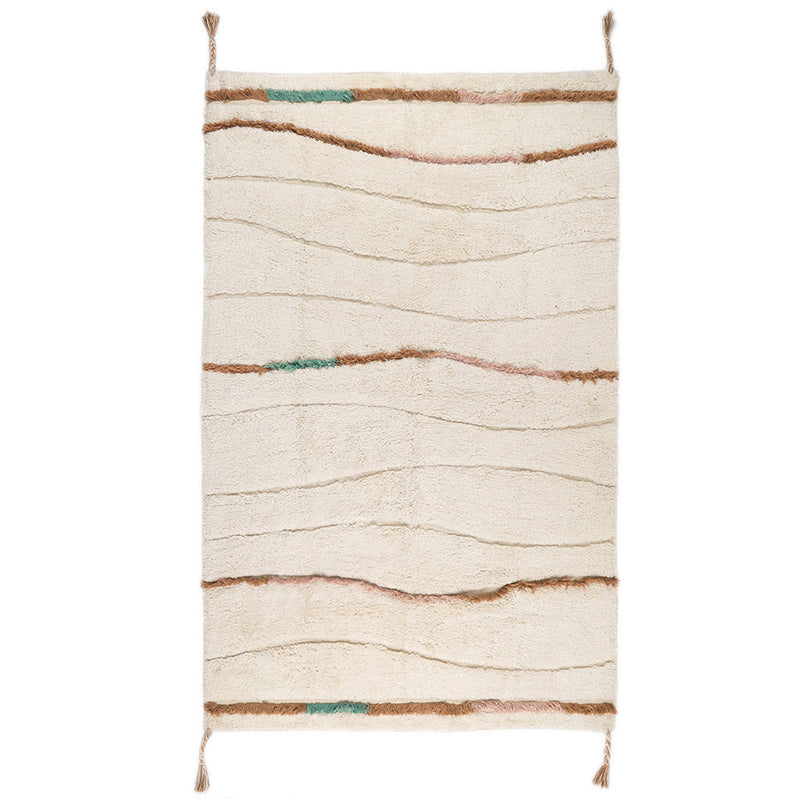 Tapis Chambre Enfant Bohème Coton Lavable Serena