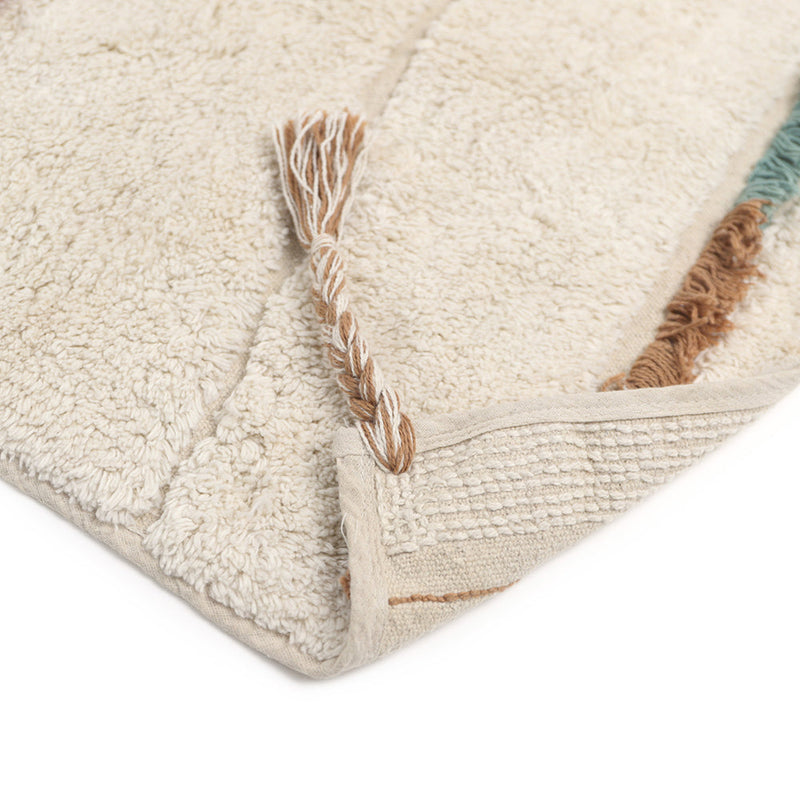 Tapis Chambre Enfant Bohème Coton Lavable Serena L