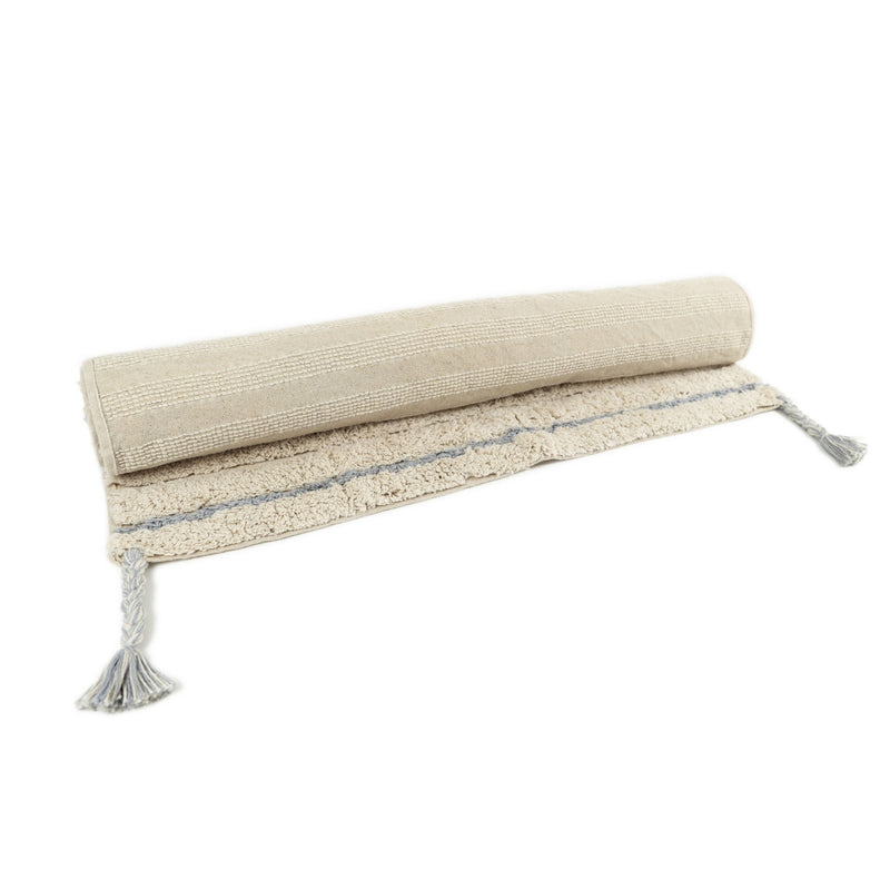 Tapis Dalia - Raw White - Blue