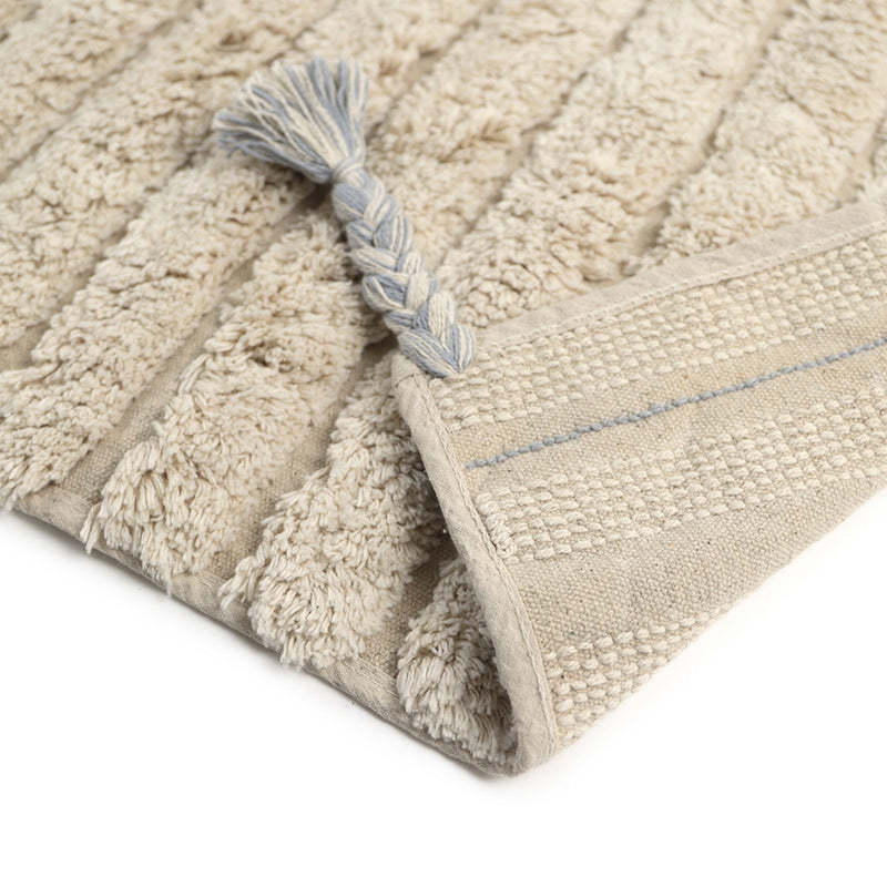 Tapis Dalia - Raw White - Blue