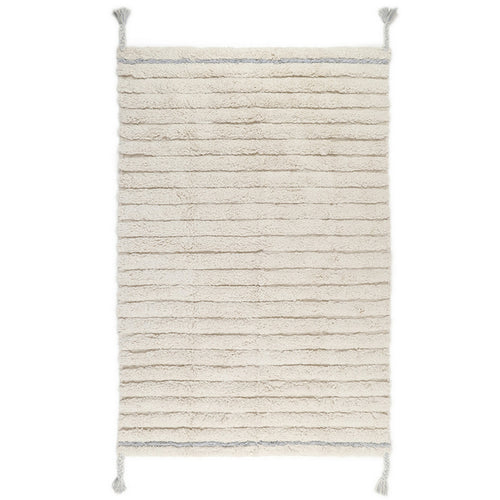 Tapis Dalia - Raw White - Blue