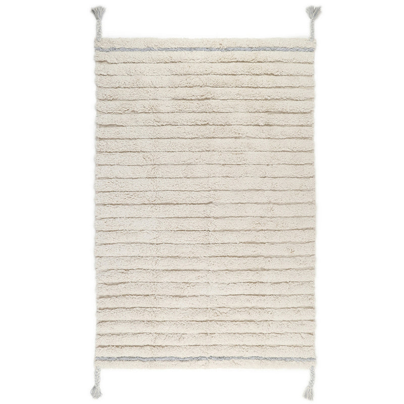 Tapis Dalia - Raw White - Blue