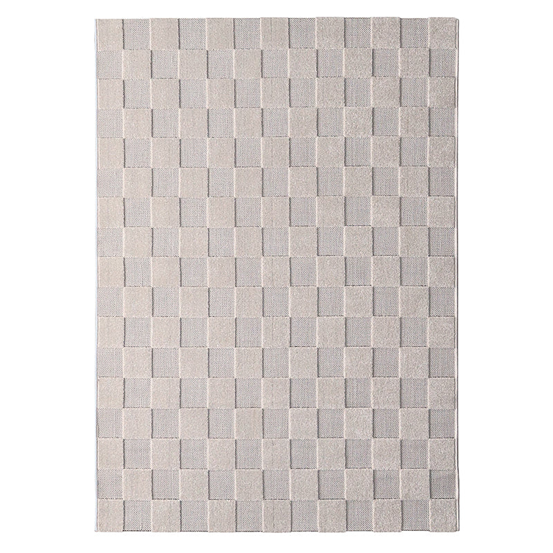 Tapis Contemporain Design Damier Damas L