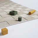 Tapis Contemporain Design Damier Damas L