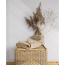 Couverture Enfant Coton Lavé Réversible Anna Caramel M