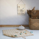 Couverture Enfant Coton Lavé Réversible Anna Caramel M