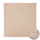 Couverture Bébé Coton Lavé Réversible Anna Terracotta