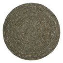 Tapis Rond Laine Feutrée Neethu Olive M