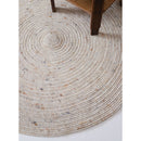 Tapis Rond Laine Feutrée Neethu Avoine M