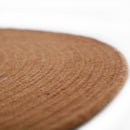 Tapis Rond Laine Feutrée Neethu Toffee M