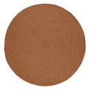 Tapis Rond Laine Feutrée Neethu Toffee M
