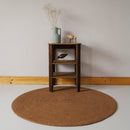 Tapis Rond Laine Feutrée Neethu Toffee M