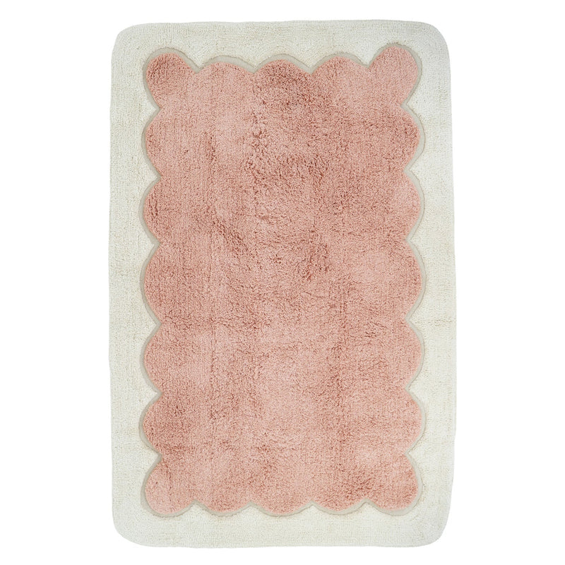 Tapis enfant design festonné Alfonsina Blush nattiot-shop