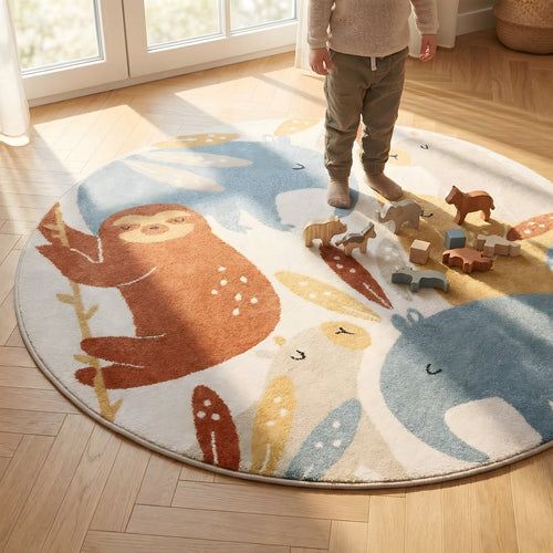 Tapis Jungle Sunrise - Multicolor