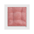 Coussin Carré Gustav En Velours Côtelé - Rose