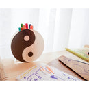 Porte-Crayons Yin Yang - Blanc Et Noir