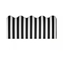 XL Wavy Upholstered Headboard - Stripes