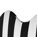 XL Wavy Upholstered Headboard - Stripes