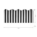 XL Wavy Upholstered Headboard - Stripes
