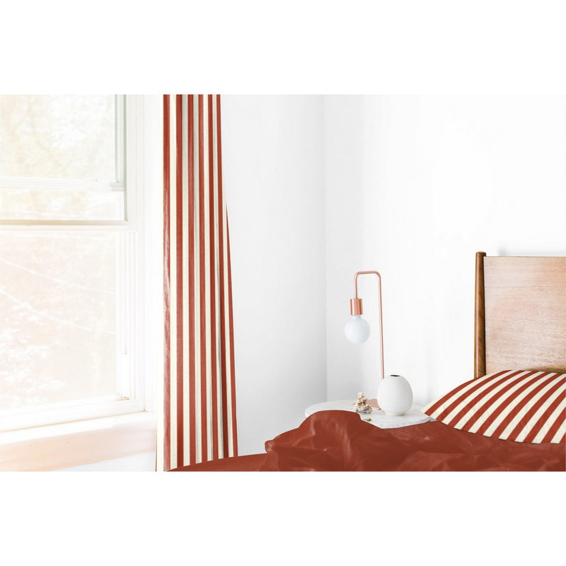 Rideaux Red Stripes - Rouge