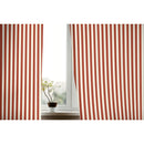 Rideaux Red Stripes - Rouge