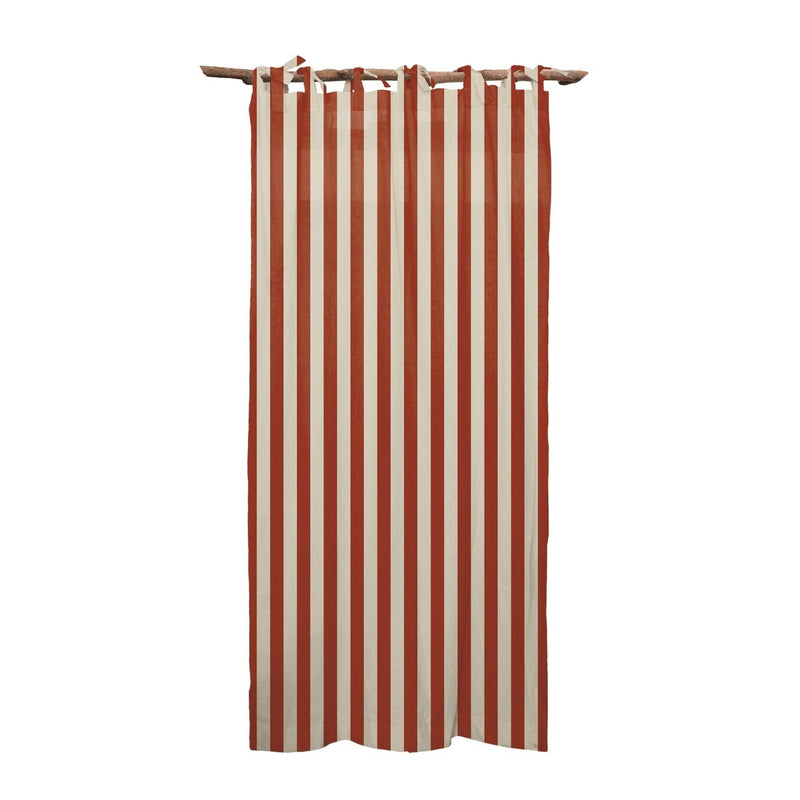 Rideaux Red Stripes - Rouge