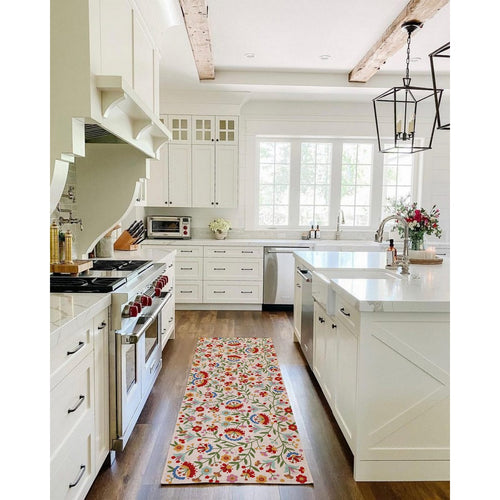 Tapis De Cuisine Mexican Flowers - Multicolore