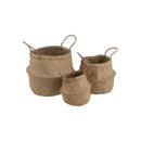 Set De 3 Paniers En Fibres - Naturel