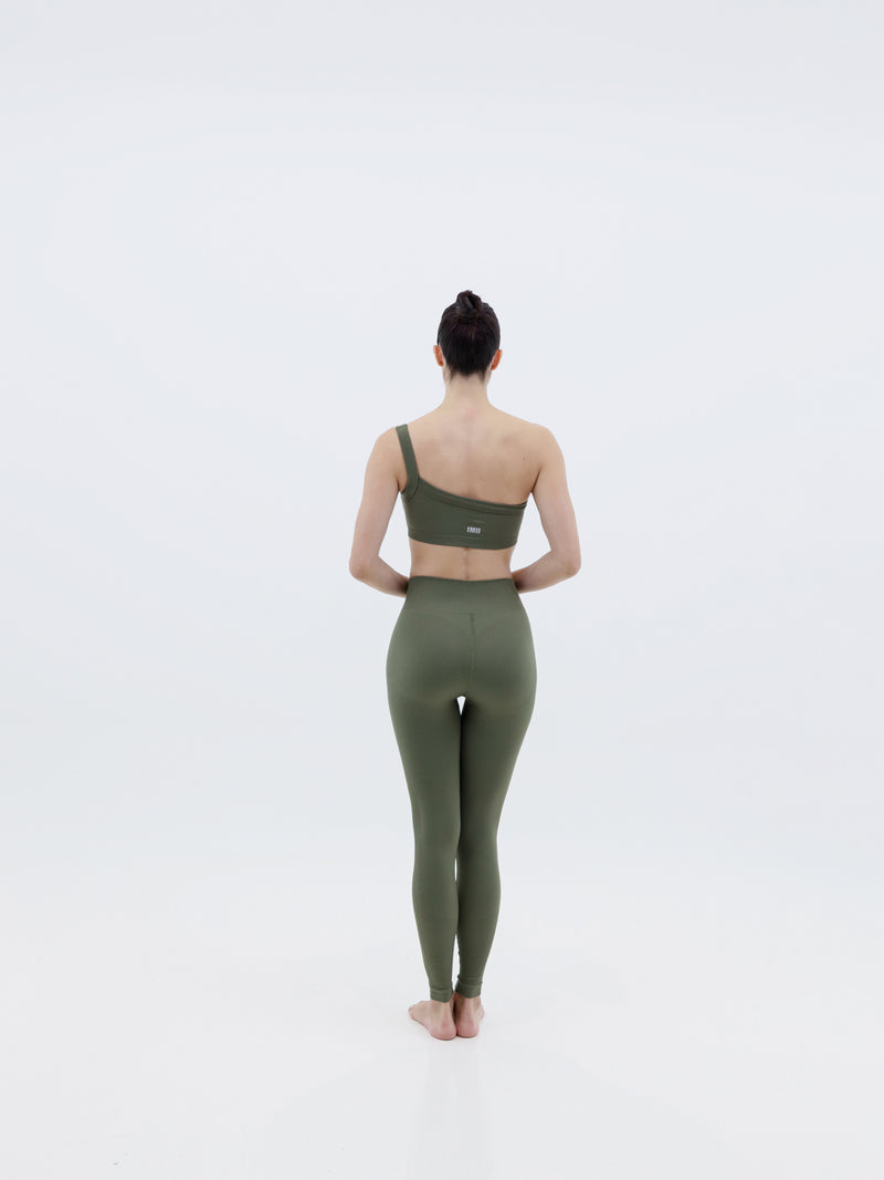 Asymmetric Bra Active - Khaki