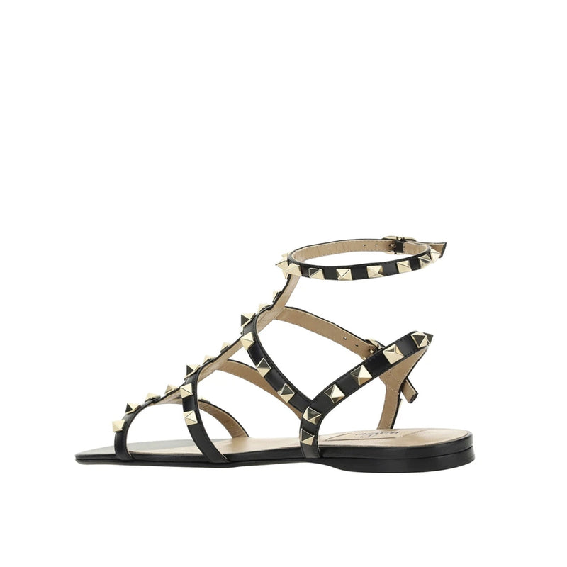 Sandales - Valentino Garavani Rockstud Leather - Black
