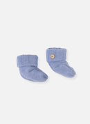 Chaussons En Laine Mélangée - Bleu Clair
