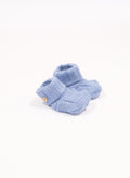 Chaussons En Laine Mélangée - Bleu Clair