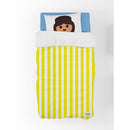Parure De Lit Enfant À Rayures Playmobil - Jaune