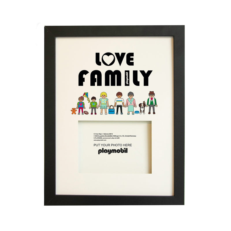 Cadre Photo - Love Family Playmobil - Multicolore