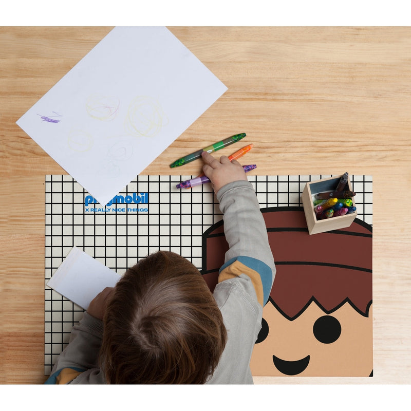 Tapis De Bureau Notebook Playmobil Boy - Multicolore