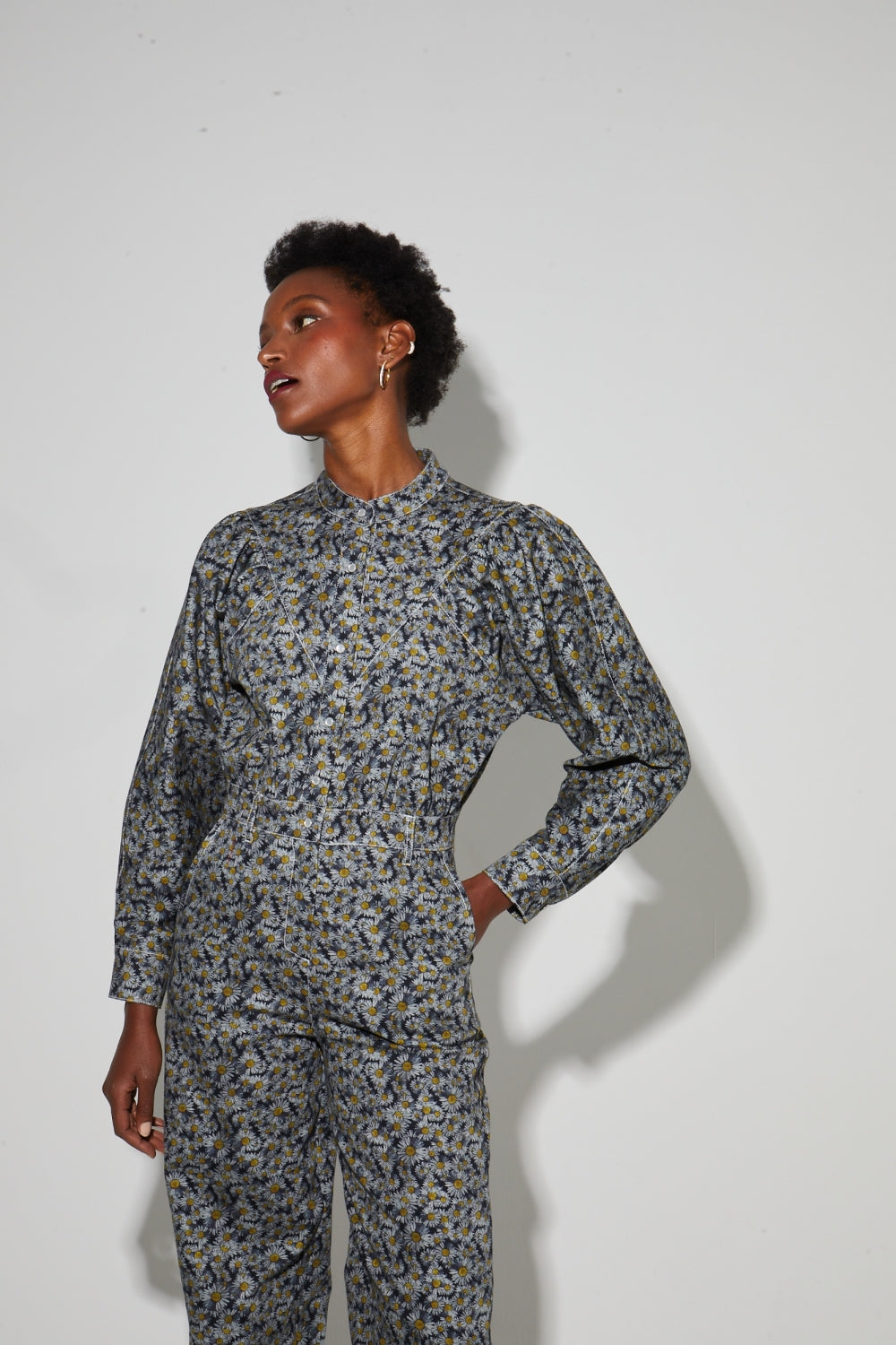Jumpsuit Tao Print Flower Denim