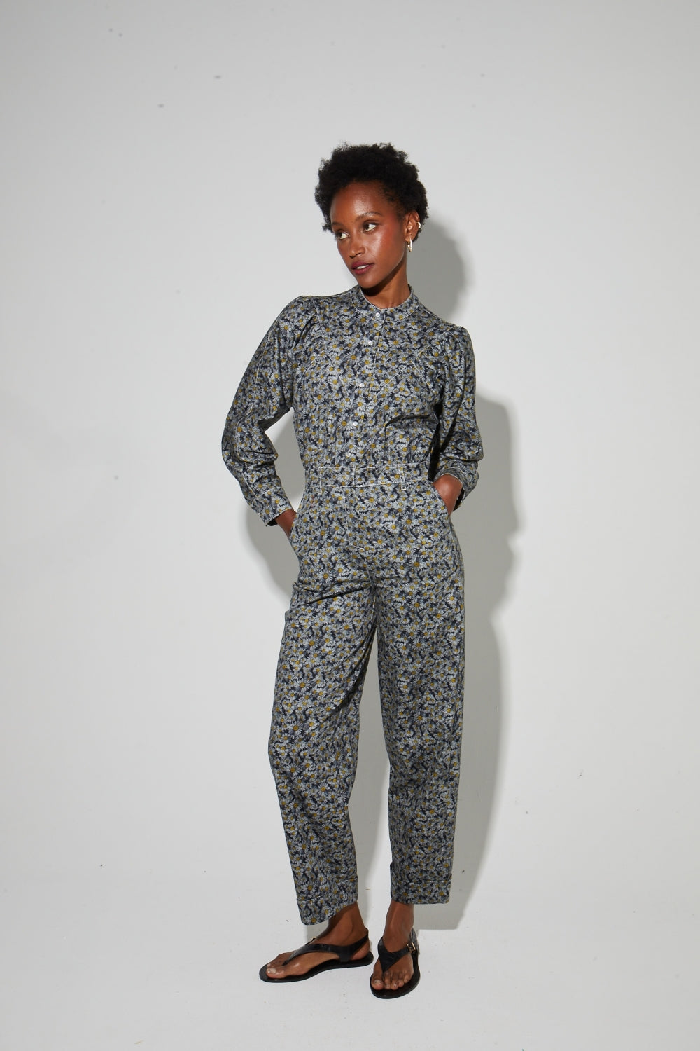 Jumpsuit Tao Print Flower Denim