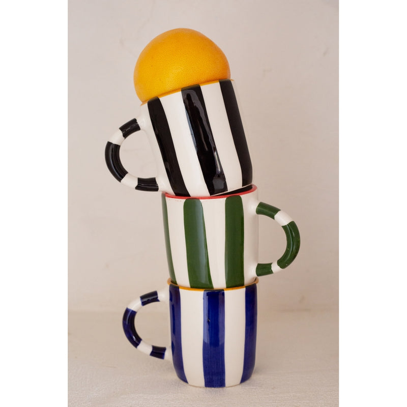 Tasse Minerva - Bleu/Blanc