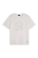 T-Shirt Graphique Délavé - Off White - Homme