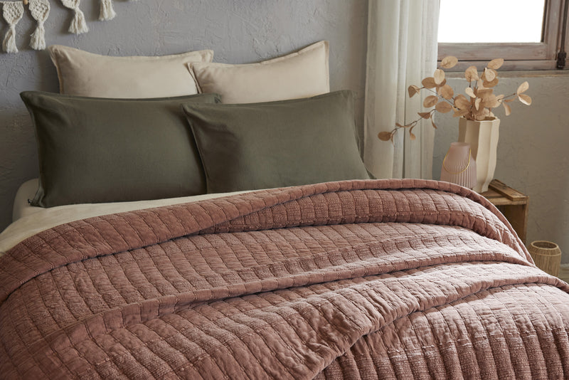 Bedspread - Zelie - Terracotta