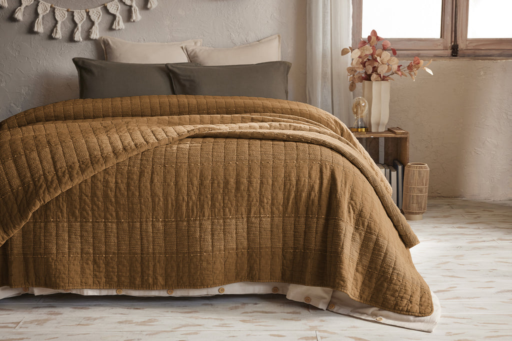 Zelie - Couvre-Lit - Camel