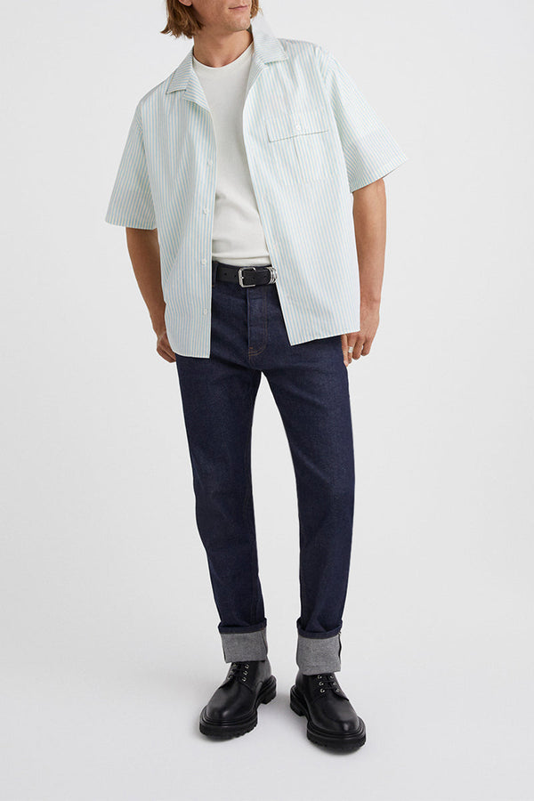 The Kooples - Ecru and Turquoise Shirt - Men