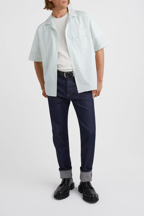 The Kooples - Chemise Ecru Et Turquoise - Homme