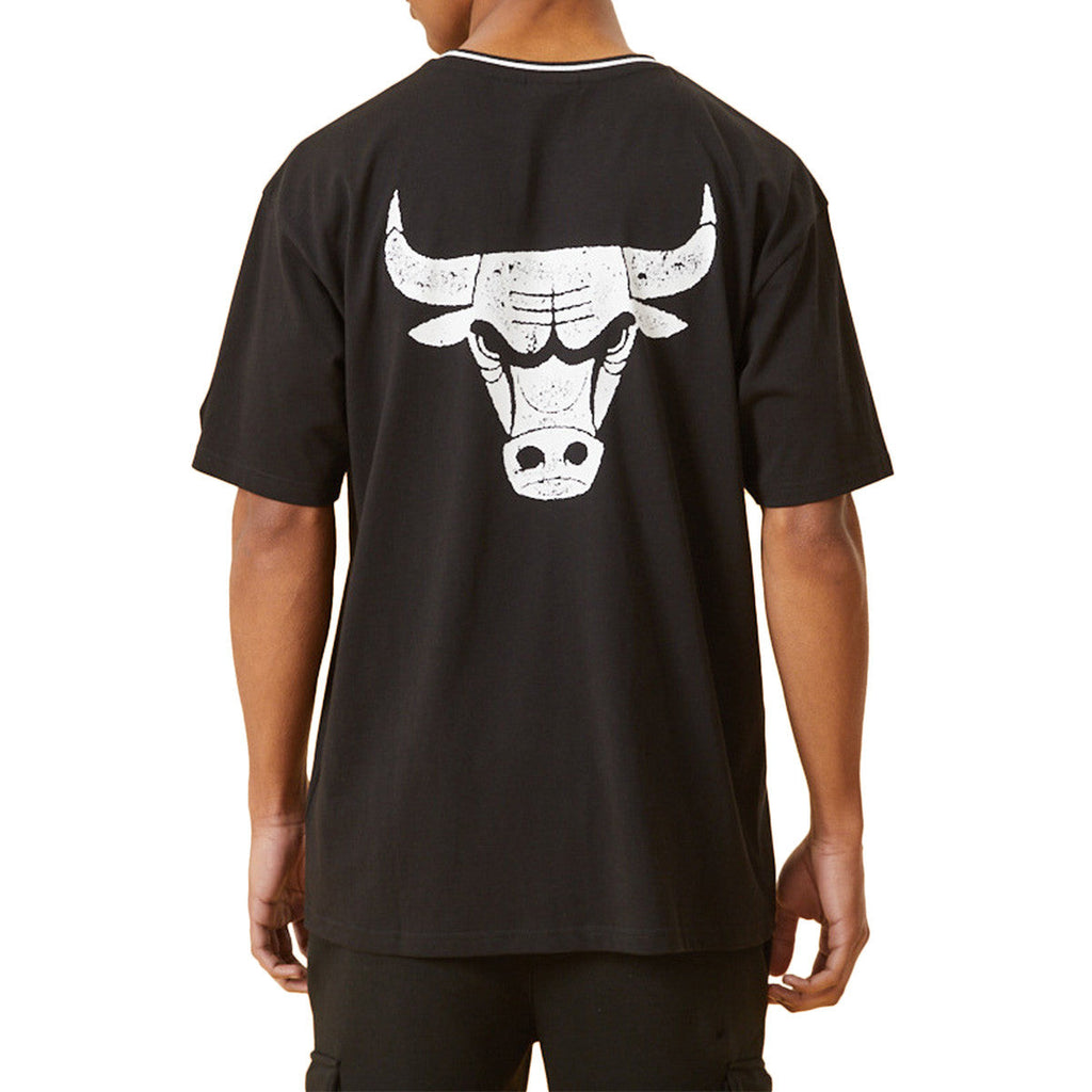 Tee-Shirt New Era Distressed Oversize Chicago Bulls