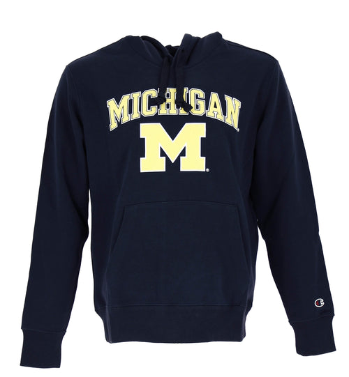 Sweat À Capuche Champion - Bleu Marine, Jaune.